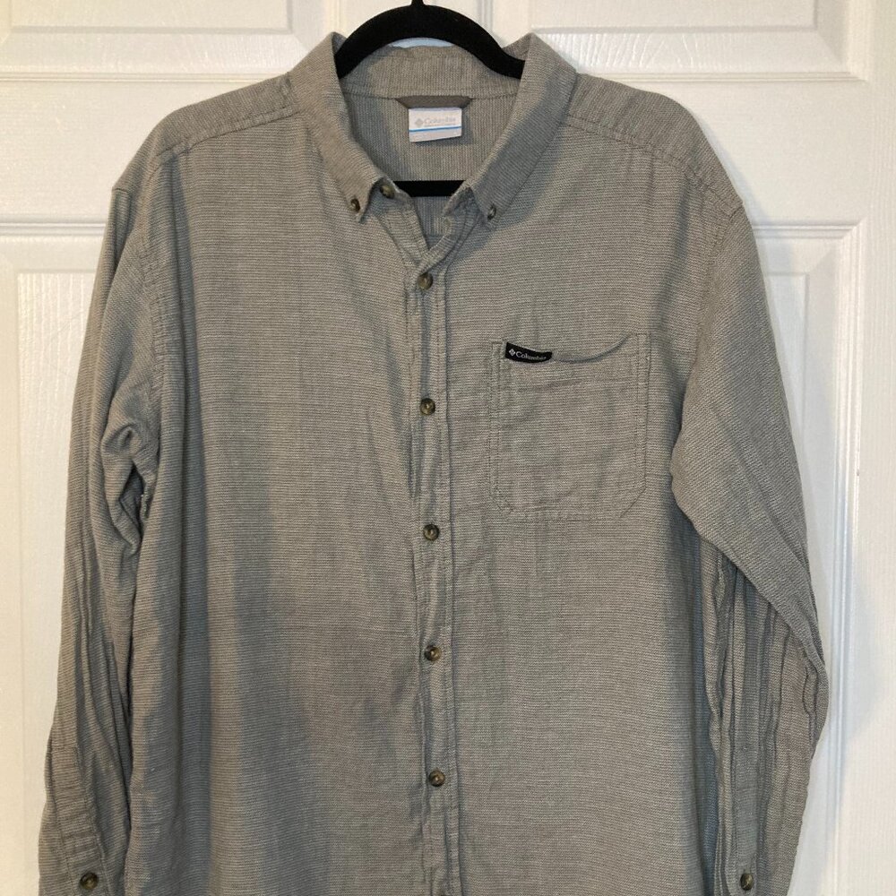 Columbia Men's Rapid Rivers II Long Sleeve Shirt - Gray - Size L